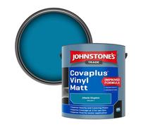 Johnstone's Trade Covaplus Vinyl Matt Walls & Ceilings Emulsion Paint Atlantic Kingdom (Ppg1237-7) 2.5L