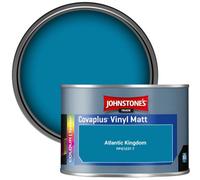 Johnstone's Trade Covaplus Vinyl Matt Walls & Ceilings Emulsion Paint Atlantic Kingdom (Ppg1237-7) 350Ml Tester Pot