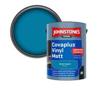 Johnstone's Trade Covaplus Vinyl Matt Walls & Ceilings Emulsion Paint Atlantic Kingdom (Ppg1237-7) 5L