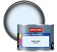 Johnstone's Trade Covaplus Vinyl Matt Walls & Ceilings Emulsion Paint Atlantic Mist (0810-R75B) 350Ml Tester Pot