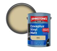 Johnstone's Trade Covaplus Vinyl Matt Walls & Ceilings Emulsion Paint Biscuit (2315-Y12R) 5L