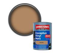 Johnstone's Trade Covaplus Vinyl Matt Walls & Ceilings Emulsion Paint Biscuit Mix 1L