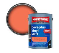 Johnstone's Trade Covaplus Vinyl Matt Walls & Ceilings Emulsion Paint Bitter Sweet Complements (J8) 5L