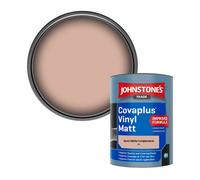Johnstone's Trade Covaplus Vinyl Matt Walls & Ceilings Emulsion Paint Burnt Melba Complements (H9) 1L