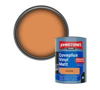 Johnstone's Trade Covaplus Vinyl Matt Walls & Ceilings Emulsion Paint Burnt Orange 1L