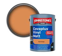 Johnstone's Trade Covaplus Vinyl Matt Walls & Ceilings Emulsion Paint Burnt Orange 5L