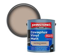 Johnstone's Trade Covaplus Vinyl Matt Walls & Ceilings Emulsion Paint Church Mouse Complements (E22) 2.5L