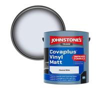 Johnstone's Trade Covaplus Vinyl Matt Walls & Ceilings Emulsion Paint Classical White 2.5L