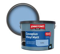 Johnstone's Trade Covaplus Vinyl Matt Walls & Ceilings Emulsion Paint Coral Blue 10L