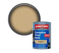 Johnstone's Trade Covaplus Vinyl Matt Walls & Ceilings Emulsion Paint Craftsman Gold (Ppg1092-4) 1L