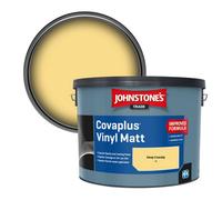 Johnstone's Trade Covaplus Vinyl Matt Walls & Ceilings Emulsion Paint Deep Cowslip (15) 10L