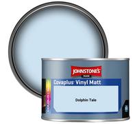 Johnstone's Trade Covaplus Vinyl Matt Walls & Ceilings Emulsion Paint Dolphin Tale 350Ml Tester Pot
