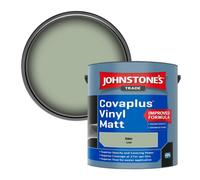 Johnstone's Trade Covaplus Vinyl Matt Walls & Ceilings Emulsion Paint Eden (12489) 2.5L