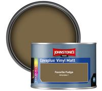 Johnstone's Trade Covaplus Vinyl Matt Walls & Ceilings Emulsion Paint Favorite Fudge (Ppg1099-7) 350Ml Tester Pot