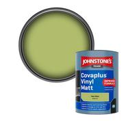 Johnstone's Trade Covaplus Vinyl Matt Walls & Ceilings Emulsion Paint Fern Glow (Ppg17-27) 1L