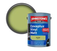 Johnstone's Trade Covaplus Vinyl Matt Walls & Ceilings Emulsion Paint Fern Glow (Ppg17-27) 5L