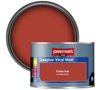 Johnstone's Trade Covaplus Vinyl Matt Walls & Ceilings Emulsion Paint Fiesta Red (04E53) 350Ml Tester Pot