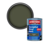 Johnstone's Trade Covaplus Vinyl Matt Walls & Ceilings Emulsion Paint Fresh Basil (Ppg1127-7) 1L