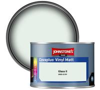 Johnstone's Trade Covaplus Vinyl Matt Walls & Ceilings Emulsion Paint Glass Ii (0905-G19Y) 350Ml Tester Pot