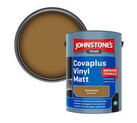 Johnstone's Trade Covaplus Vinyl Matt Walls & Ceilings Emulsion Paint Green Bronze (08C37) 5L