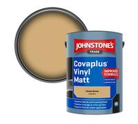 Johnstone's Trade Covaplus Vinyl Matt Walls & Ceilings Emulsion Paint Honey Bunny (Ppg1090-3) 5L