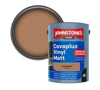 Johnstone's Trade Covaplus Vinyl Matt Walls & Ceilings Emulsion Paint Honey Graham (Ppg1069-5) 5L