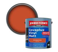 Johnstone's Trade Covaplus Vinyl Matt Walls & Ceilings Emulsion Paint International Orange (Bs 381C 592) 2.5L