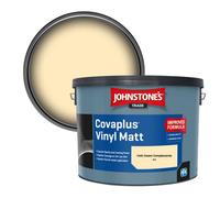 Johnstone's Trade Covaplus Vinyl Matt Walls & Ceilings Emulsion Paint Irish Cream Complements (B26) 10L