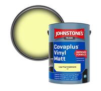 Johnstone's Trade Covaplus Vinyl Matt Walls & Ceilings Emulsion Paint Leap Frog Complements (X44) 5L