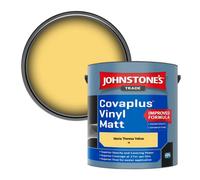Johnstone's Trade Covaplus Vinyl Matt Walls & Ceilings Emulsion Paint Maria Theresa Yellow (38) 2.5L
