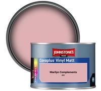 Johnstone's Trade Covaplus Vinyl Matt Walls & Ceilings Emulsion Paint Marilyn Complements (K31) 350Ml Tester Pot