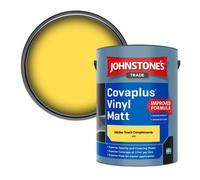 Johnstone's Trade Covaplus Vinyl Matt Walls & Ceilings Emulsion Paint Midas Touch Complements (A19) 5L