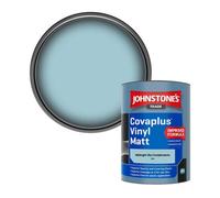 Johnstone's Trade Covaplus Vinyl Matt Walls & Ceilings Emulsion Paint Midnight Sky Complements (Q34) 1L