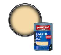 Johnstone's Trade Covaplus Vinyl Matt Walls & Ceilings Emulsion Paint Millet (Cc85) 1L