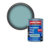 Johnstone's Trade Covaplus Vinyl Matt Walls & Ceilings Emulsion Paint Monks Hood Complements (T28) 1L