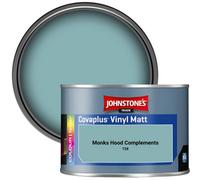 Johnstone's Trade Covaplus Vinyl Matt Walls & Ceilings Emulsion Paint Monks Hood Complements (T28) 350Ml Tester Pot