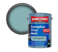Johnstone's Trade Covaplus Vinyl Matt Walls & Ceilings Emulsion Paint Monks Hood Complements (T28) 5L