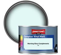 Johnstone's Trade Covaplus Vinyl Matt Walls & Ceilings Emulsion Paint Morning Glory Complements (P3) 350Ml Tester Pot