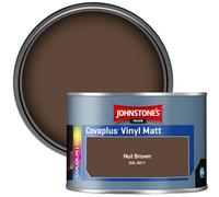 Johnstone's Trade Covaplus Vinyl Matt Walls & Ceilings Emulsion Paint Nut Brown (Ral 8011) 350Ml Tester Pot