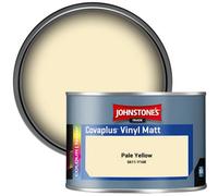 Johnstone's Trade Covaplus Vinyl Matt Walls & Ceilings Emulsion Paint Pale Yellow (0611-Y16R) 350Ml Tester Pot