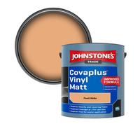Johnstone's Trade Covaplus Vinyl Matt Walls & Ceilings Emulsion Paint Peach Melba 2.5L