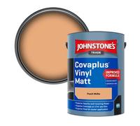 Johnstone's Trade Covaplus Vinyl Matt Walls & Ceilings Emulsion Paint Peach Melba 5L