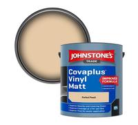 Johnstone's Trade Covaplus Vinyl Matt Walls & Ceilings Emulsion Paint Perfect Peach 2.5L