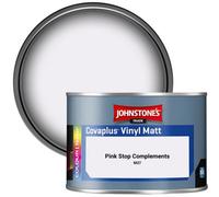 Johnstone's Trade Covaplus Vinyl Matt Walls & Ceilings Emulsion Paint Pink Stop Complements (M37) 350Ml Tester Pot