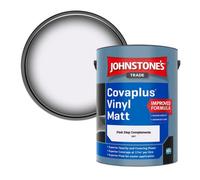 Johnstone's Trade Covaplus Vinyl Matt Walls & Ceilings Emulsion Paint Pink Stop Complements (M37) 5L