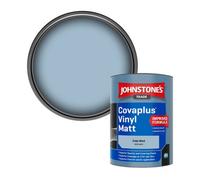 Johnstone's Trade Covaplus Vinyl Matt Walls & Ceilings Emulsion Paint Polar Wind (Ppg1160-3) 1L