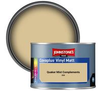 Johnstone's Trade Covaplus Vinyl Matt Walls & Ceilings Emulsion Paint Quaker Mist Complements (D26) 350Ml Tester Pot