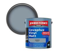 Johnstone's Trade Covaplus Vinyl Matt Walls & Ceilings Emulsion Paint Quicksilver (Ppg1041-5) 2.5L