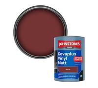 Johnstone's Trade Covaplus Vinyl Matt Walls & Ceilings Emulsion Paint Red Ale 1L