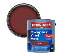 Johnstone's Trade Covaplus Vinyl Matt Walls & Ceilings Emulsion Paint Red Ale 2.5L